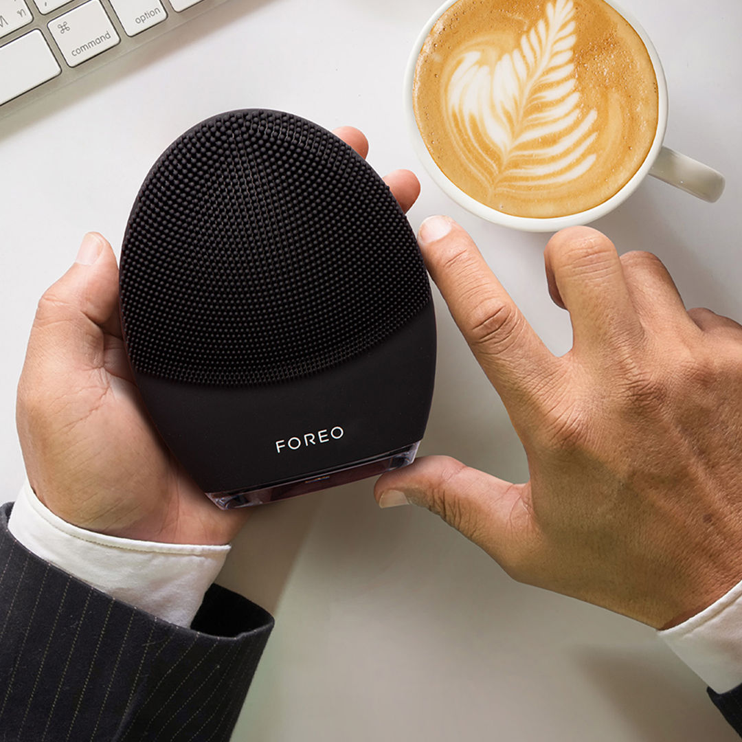 เครื่องล้างหน้าอัจฉริยะ FOREO LUNA 3 Men Black_6